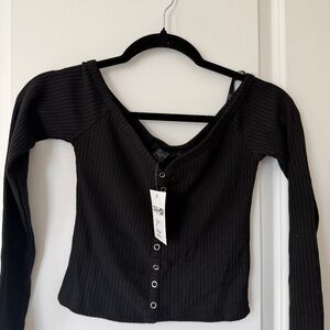 NWT Forever 21 black shirt